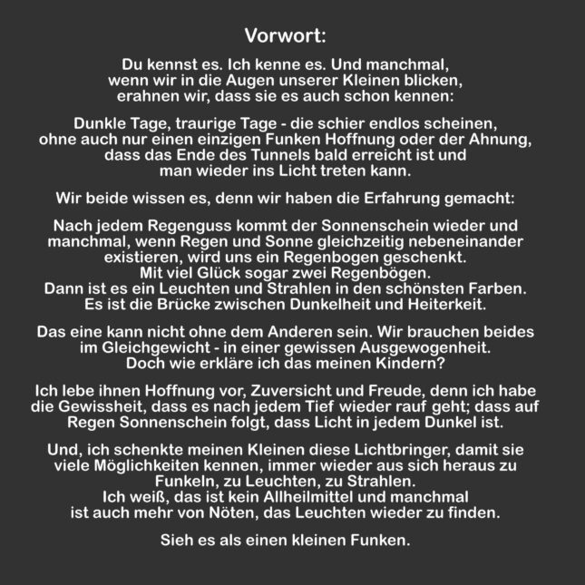 Leuchten Lernen - Vorwort